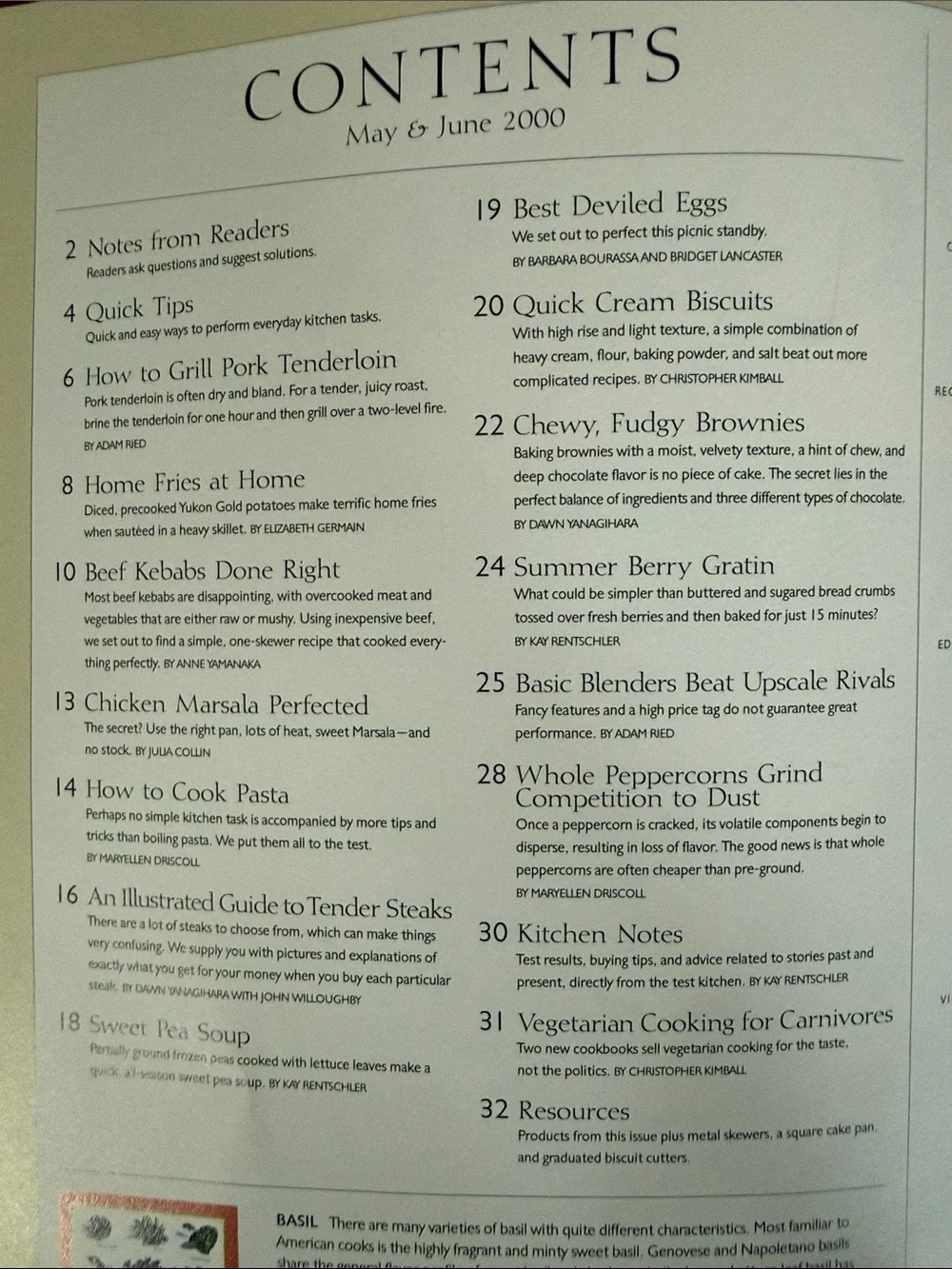 Cooks illustrated - may/june 2000